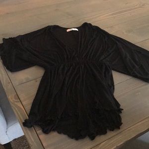 Free People beach cover up romper